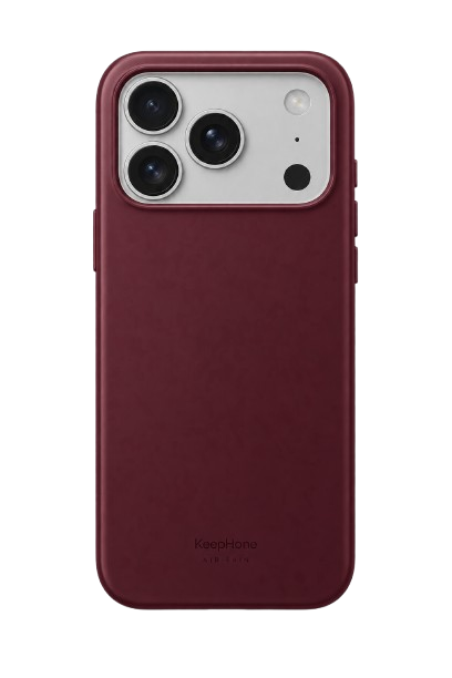 KeepHone Air-Skin Ultra-Thin iPhone 18 Pro Max 6 Case in Burgundy
