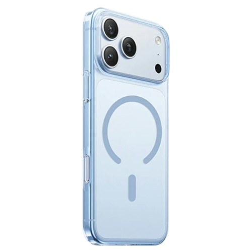 KEEPHONE Apple iPhone 18 Pro Max Compatible X-Crystal Slim MagSafe Phone Case Light Blue
